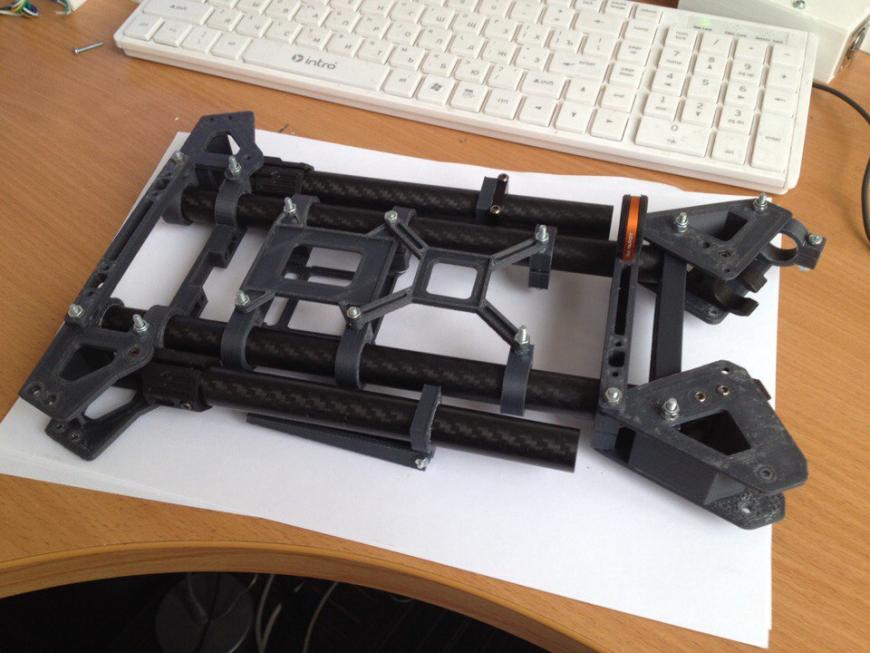 Складной квадрокоптер на 3D принтере