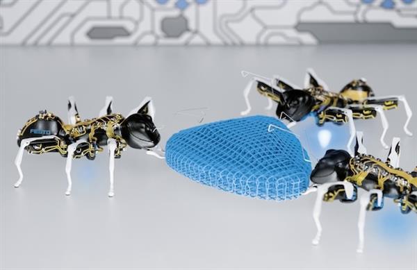 Компания Festo планирует создать промышленных 3D-печатных роботов-муравьев