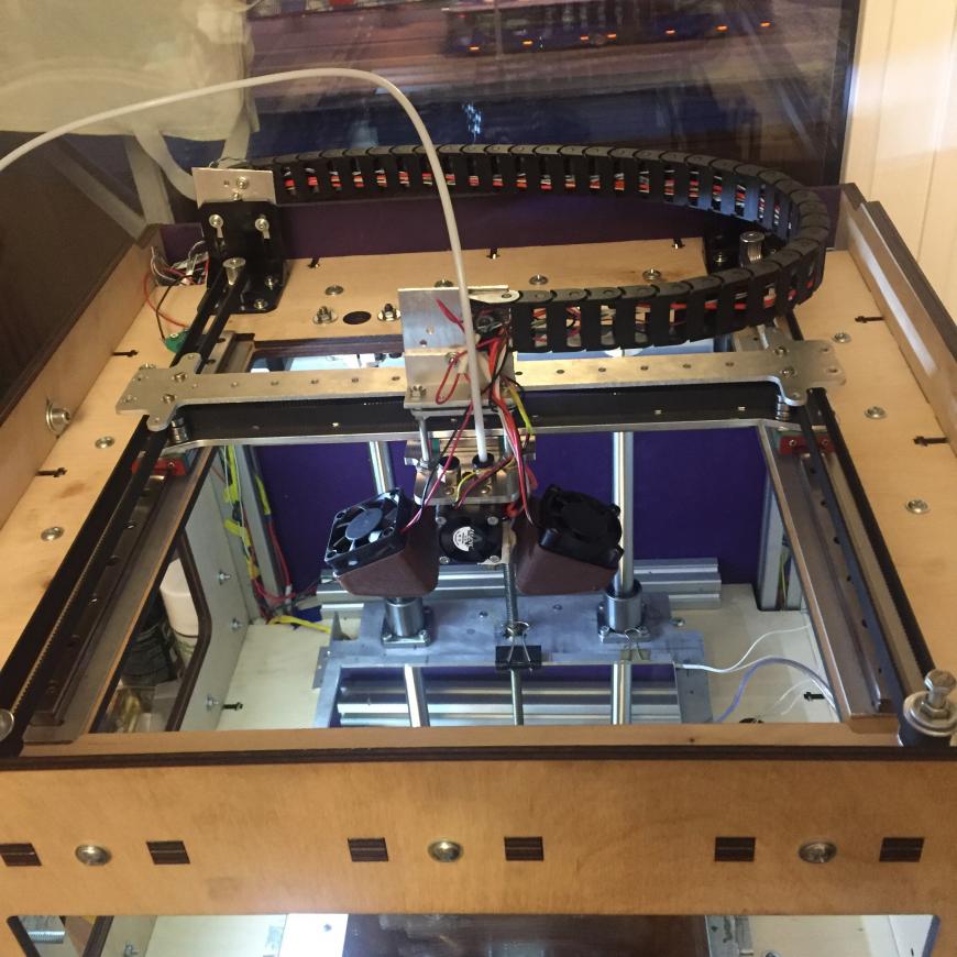 Профильно-Фанерный 3D принтер - попытка объединения двух подходов к принтерособирательству