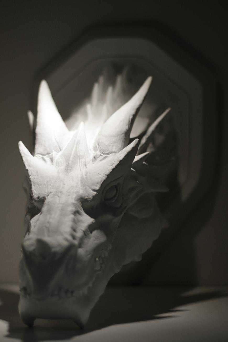 Трофейная голова дракона