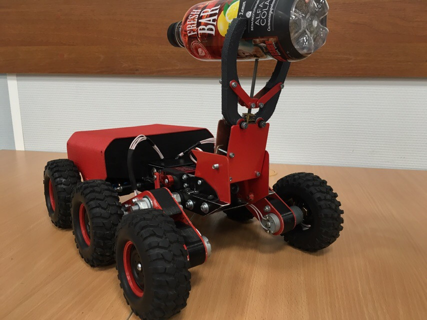 Разработка и создание робота высокой проходимости с управляемой балансирной подвеской