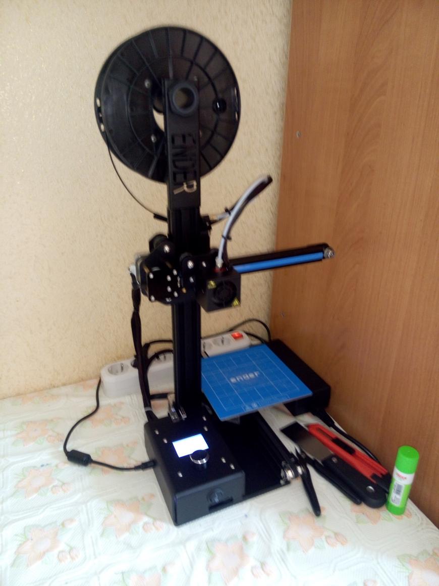 Первый 3D принтер, первые пробы и пластики от 'ПринтПродукт'