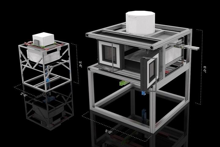 Команда Нери Оксман продемонстрировала 3D-печатные стеклянные колонны-калейдоскопы