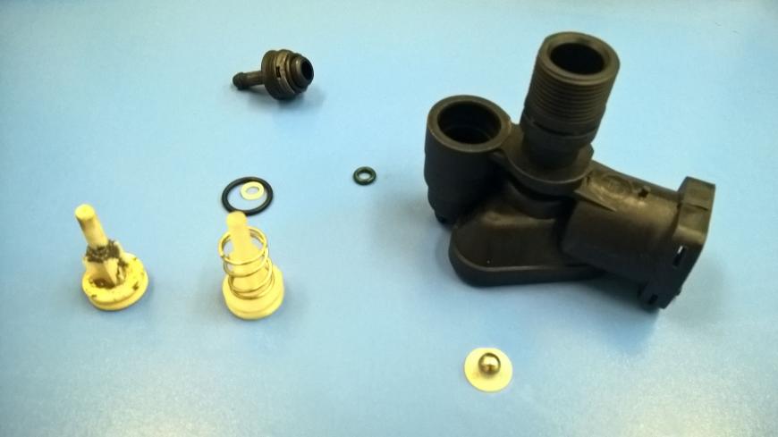 3DELO - ремонт автомоек 'Karcher' K3-K4 или восстановление байпасного (перепускного) клапана