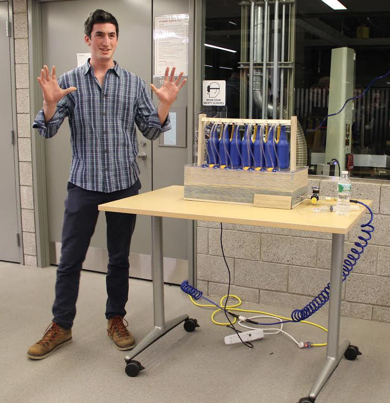 Студент Йеля напечатал на 3D-принтере сопла для своего «бутылочного синтезатора»