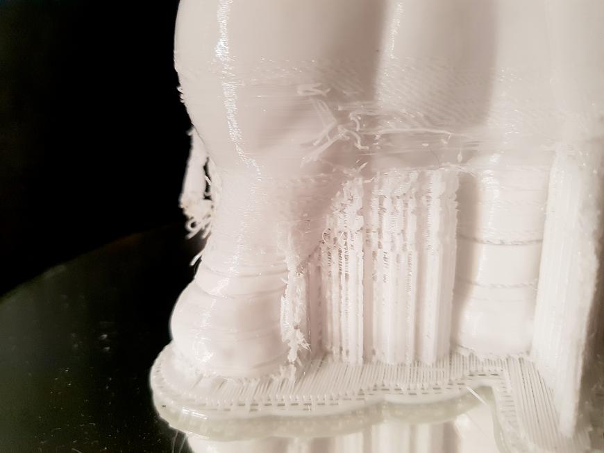 Simplify 3D Печать с поддержками.