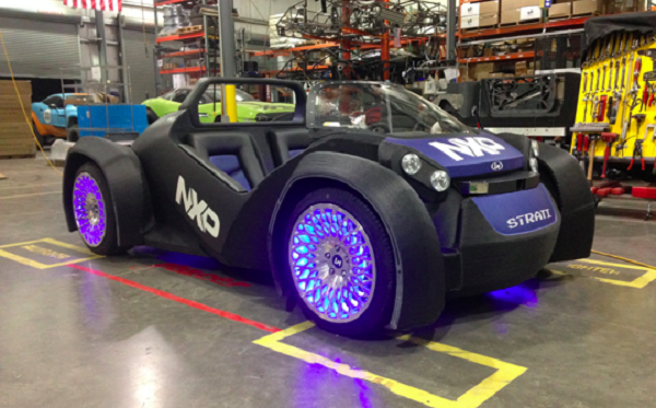 Local Motors представит самоуправляемый 3D-печатный автомобиль с бортовым беспилотником