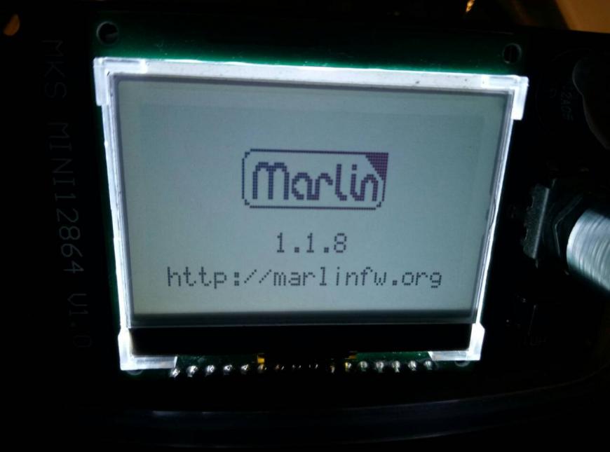 Изменение заставки загрузки MARLIN 1.1.8