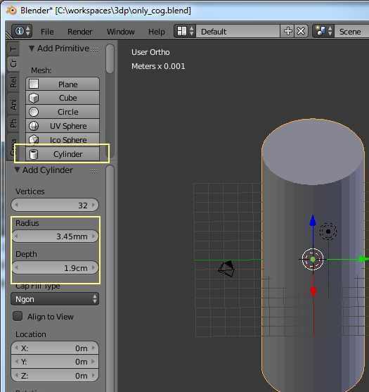 Копирование деталей механизмов с помощью моделирования в Blender