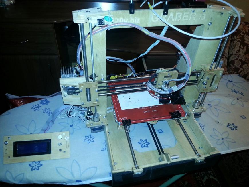 Первый пост о моём 3Д принтере.