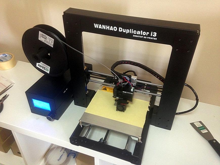 Первый живой мини-обзор 3D-принтера Wanhao Duplicator i3