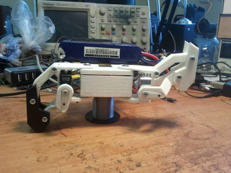 EDIT MAKE Kame: 8DOF small quadruped robot