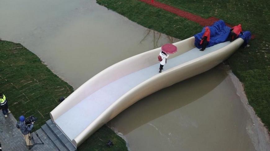 В Шанхае открылся рекордный 3D-печатный пластиковый мост