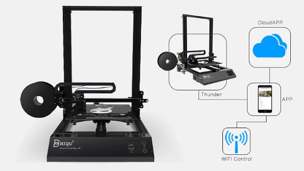 BIQU предлагает настольные 3D-принтеры Thunder