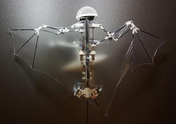 Робот-акробат: летающий дрон в форме летучей мыши