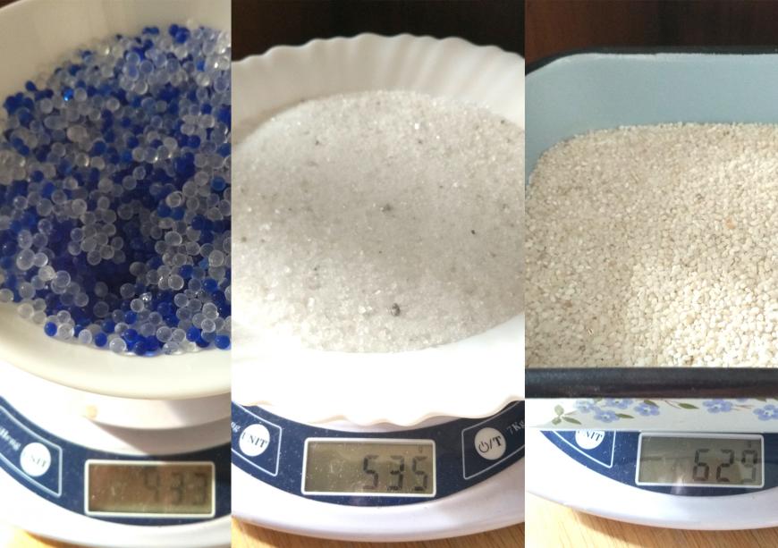 Осушаем воздух: силикагель vs рис vs соль