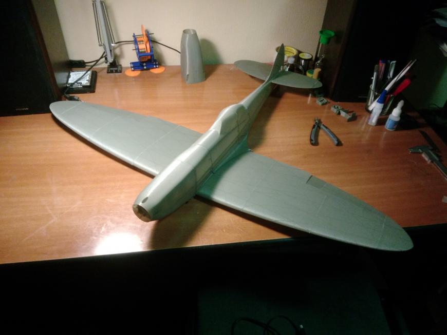 Модель радиоуправляемого самолета Spitfire от компании 3dlabprint