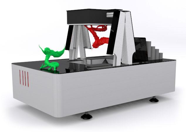 Цветная стереолитографическая печать стала реальностью благодаря 3D-принтеру Ilios Ray