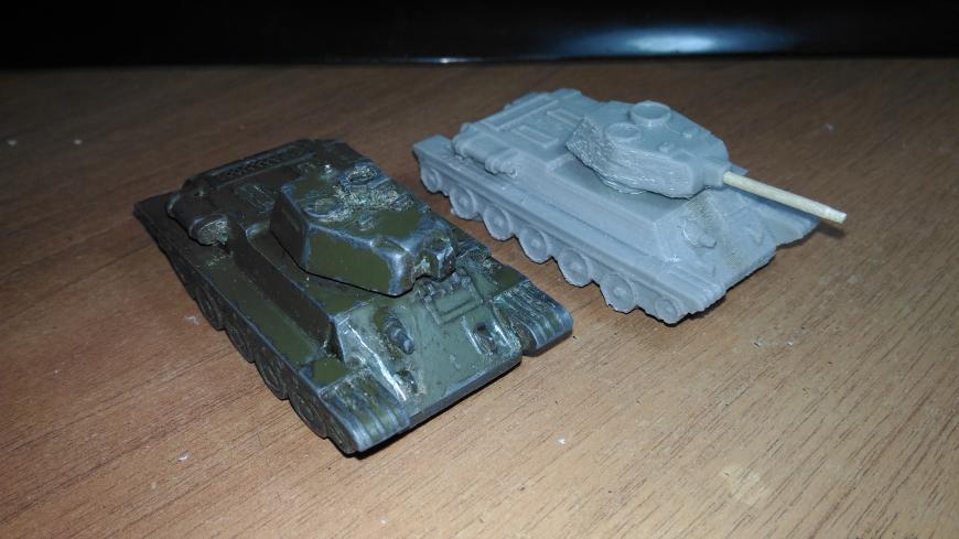 Игрушки из СССР. Танк Т-34.