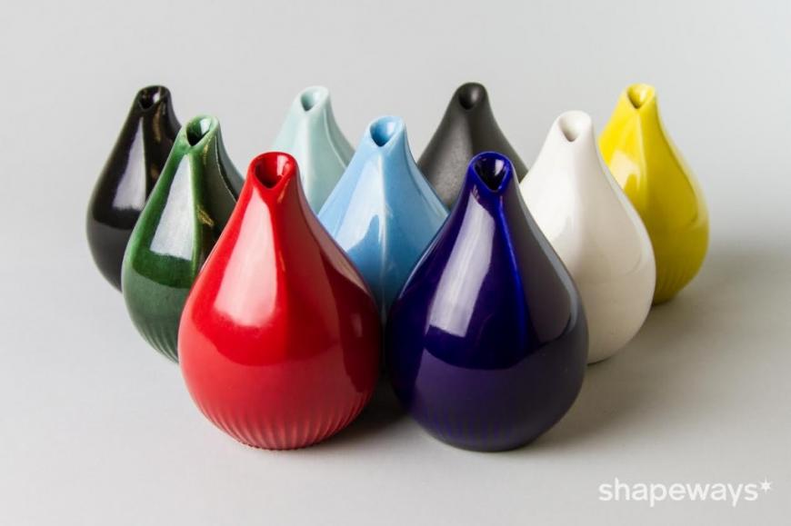 Shapeways представляет новый фарфоровый материал для 3D-печати