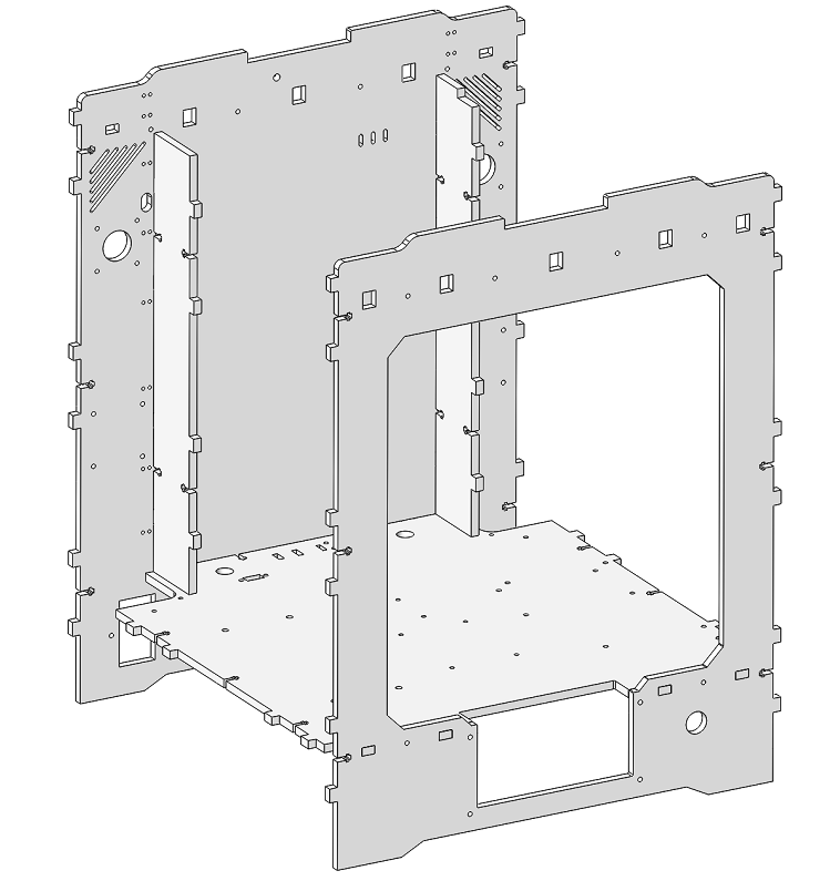 3D-Принтер Fribot Mini, файлы, краткая инструкция по сборке (часть 1)