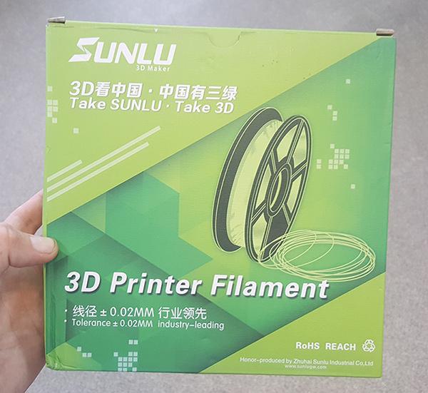 Пластик PLA от SUNLU — странная печать...
