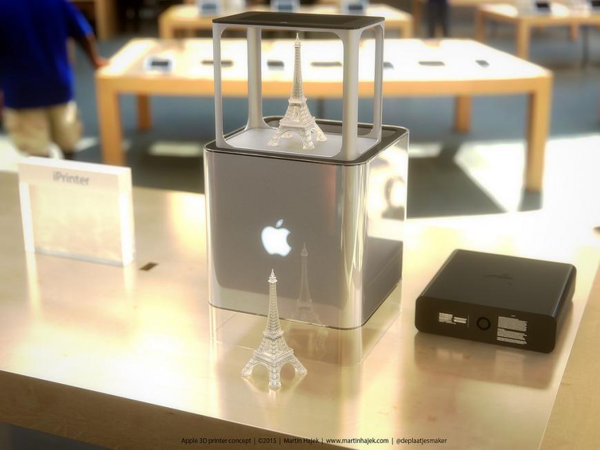 Как может выглядеть 3D-принтер от Apple? Представлена возможная дизайн-концепция