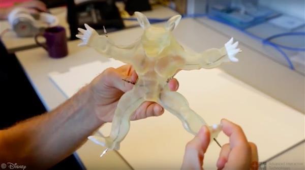 Дисней создает 3D-печатные игрушки с датчиками деформации