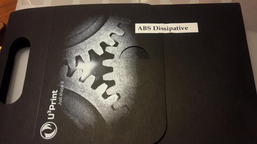 Тест пластика ABS Dissipative от  U3Print