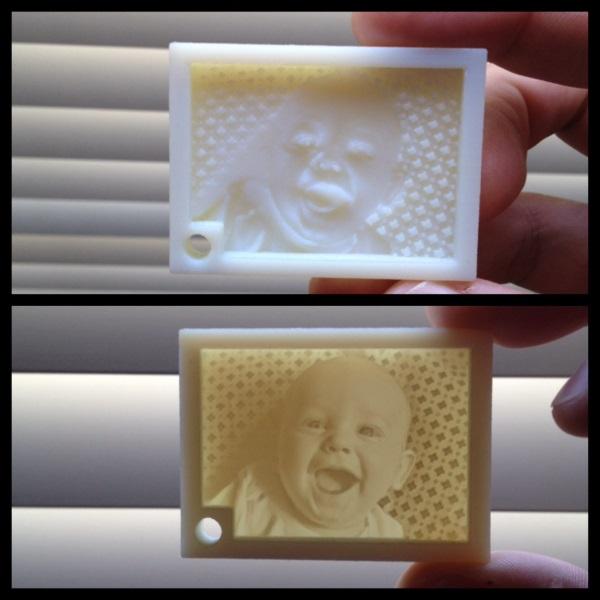 Print 3D For Me превратит вашу любимую фотографию в литофанический брелок для ключей