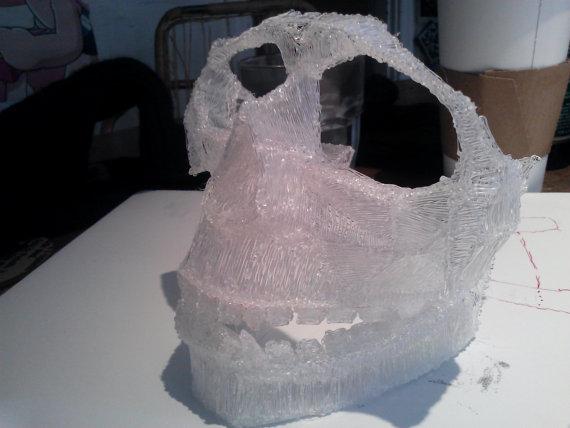 Созданные с помощью 3Doodler череп