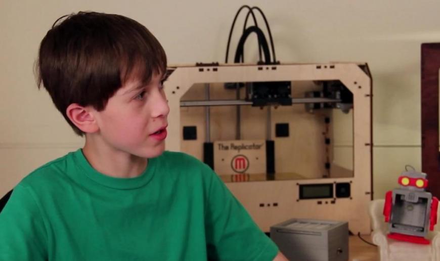 15-летний подросток разрабатывает самый надежный и скоростной 3D-принтер