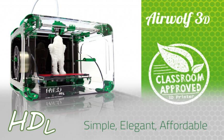 Airwolf 3D представляет новый 3D-принтер за 2295 долларов
