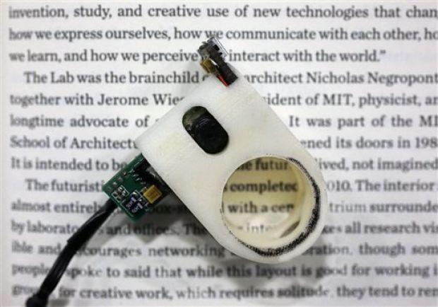 3D-печатное устройство FingerReader - хороший помощник слепым при чтении