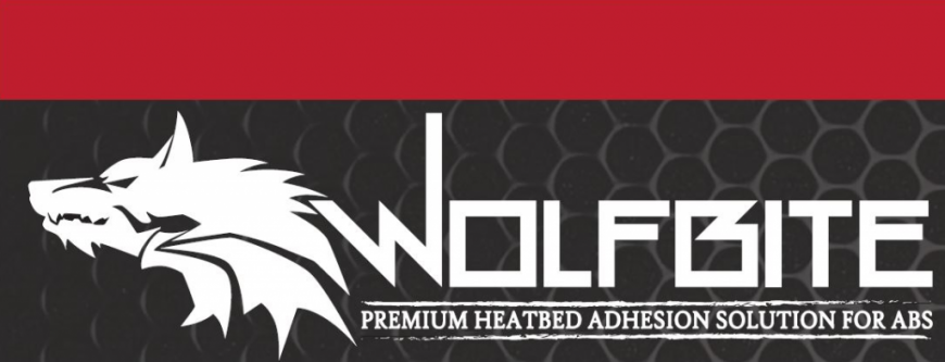 Airwolf 3D представляет Wolfbite – раствор для приклеивания изделий из ABS к платформе для печати