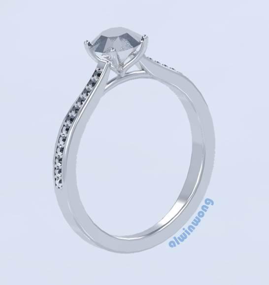 3D-печатное кольцо для запоминающегося предложения руки и сердца