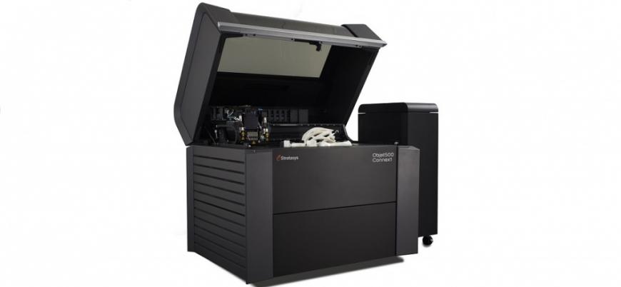 Stratasys представляет 3D-принтеры Objet500 Connex1 и Connex2, способные печатать сразу несколькими материалами
