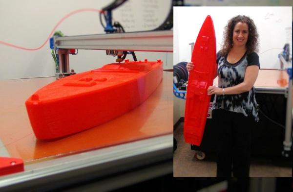 Широкоформатный 3D-принтер X1000 компании 3DP Unlimited для крупногабаритной печати