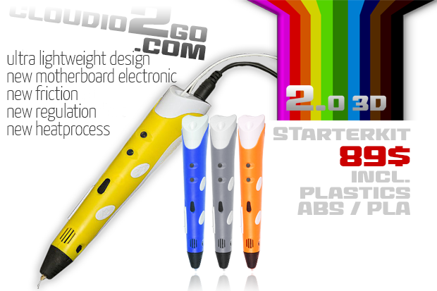 3D-ручка Cloudio2go ищет спонсоров на Indiegogo