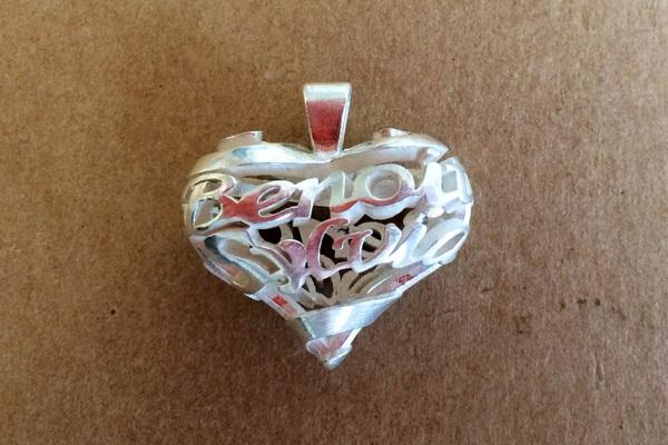 Создайте 3D-печатное сердце с уникальным дизайном на сайте  Love.by.me