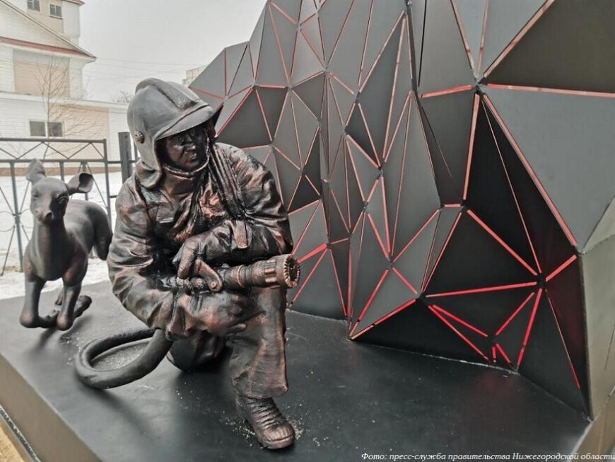 3D-печатный памятник героям-огнеборцам в России