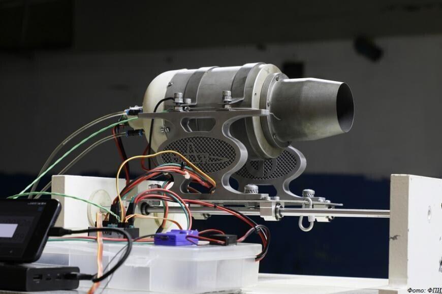 Стендовые испытания реактивного двигателя МГТД-10 с 3D-печатными компонентами