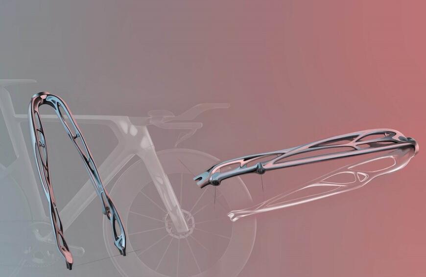Decathlon создает велосипед с 3D-печатной рамой с помощью технологий генеративного дизайна от Autodesk