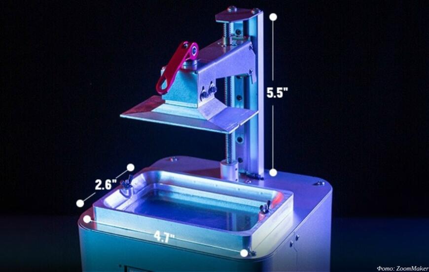 ZoomMaker предлагает бюджетный MSLA 3D-принтер