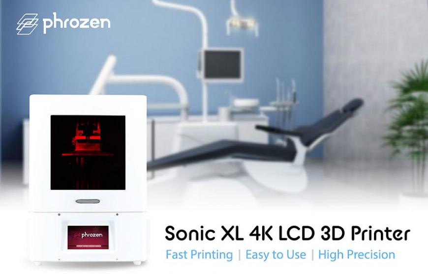 Phrozen предлагает крупноформатный вариант высокопроизводительного фотополимерного 3D-принтера Sonic