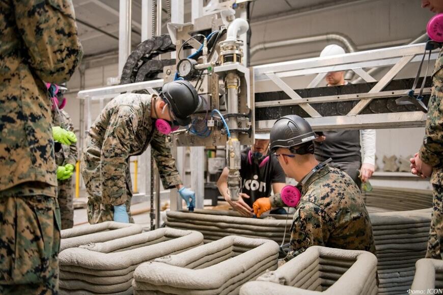 Американские морпехи экспериментируют с 3D-печатью укрытий