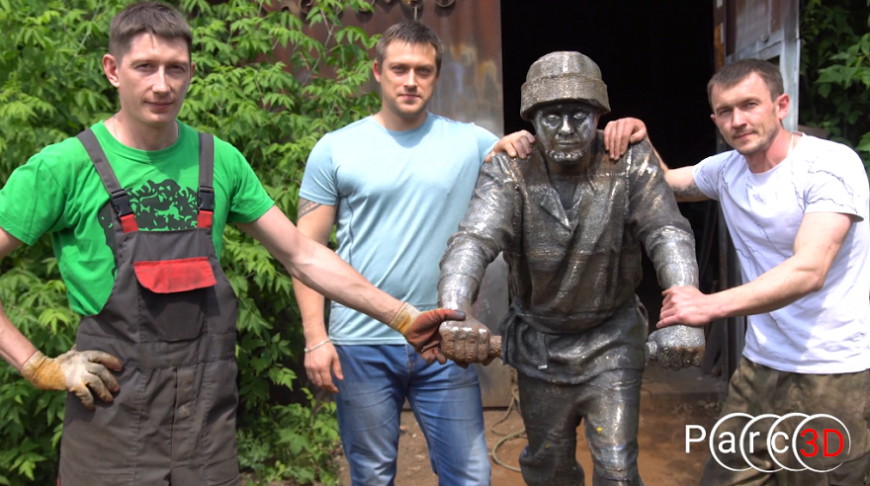 Нижегородские умельцы создали металлические скульптуры на 3D-принтере собственной конструкции