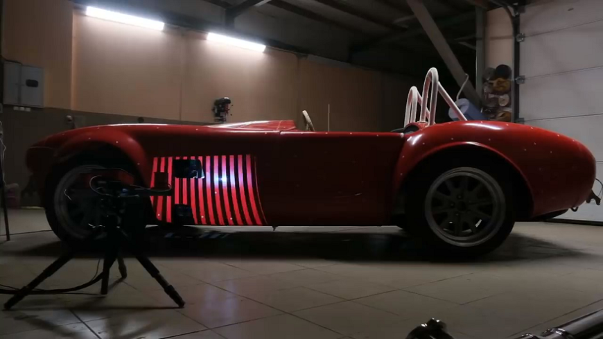 RangeVision Spectrum и Shelby Cobra: с нуля до 3D-скана за три часа