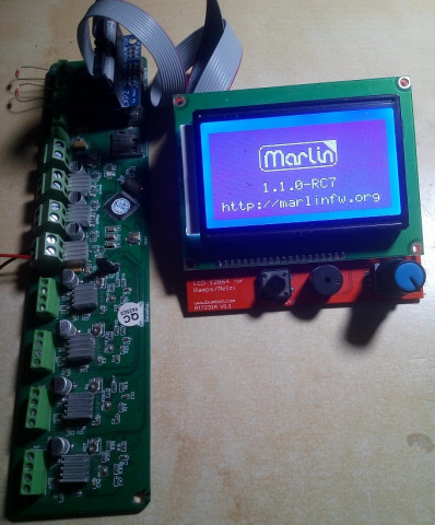 Плата для 3д принтера Melzi + LCD
