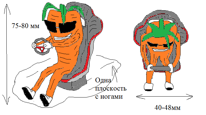 Требуется создать модель морковки))) Цена договорная